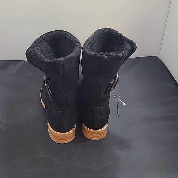 BRAND NEW JACK ROGERS SADIE SHERPA FAUX SUEDE SHEARLING LINED BOOTIES - Picture 8 of 16